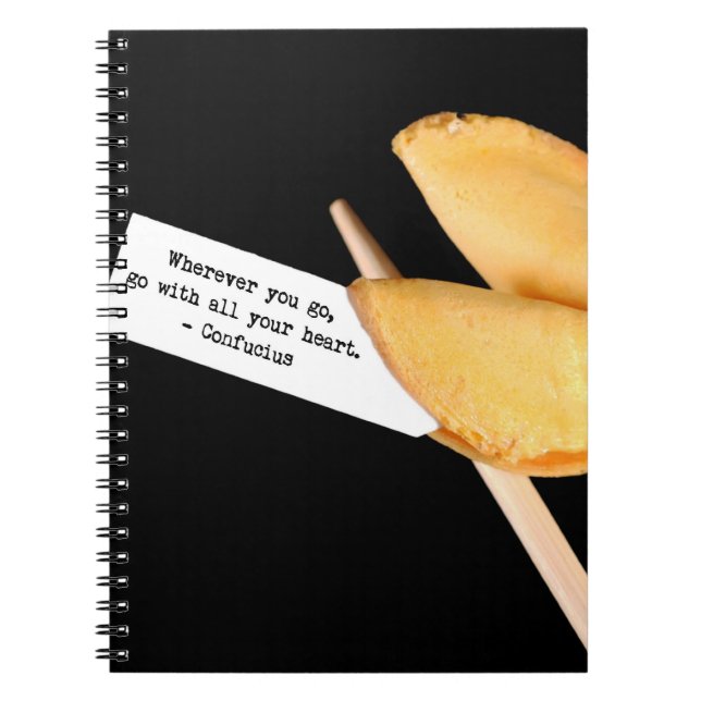 Carnet Biscuit de fortune de Confucius (Devant)