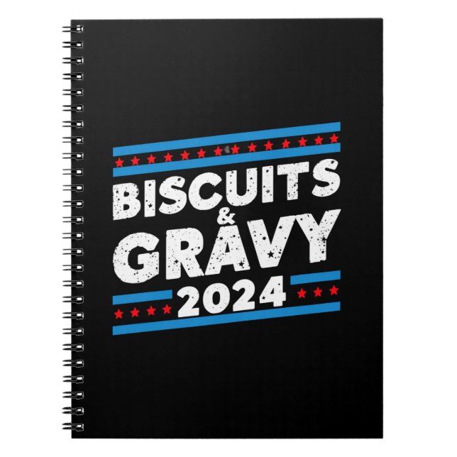 Carnet Biscuits et Sauce 2024 Élection Présidentielle (Devant)