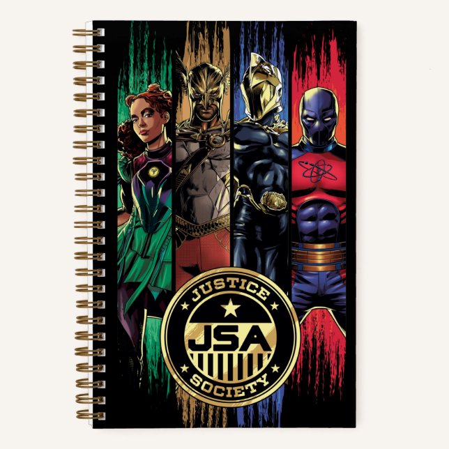 Carnet Black Adam Justice Society Héros en bandes (Recto)