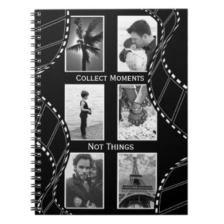 Carnet Black and White Film Reel Custom Photo