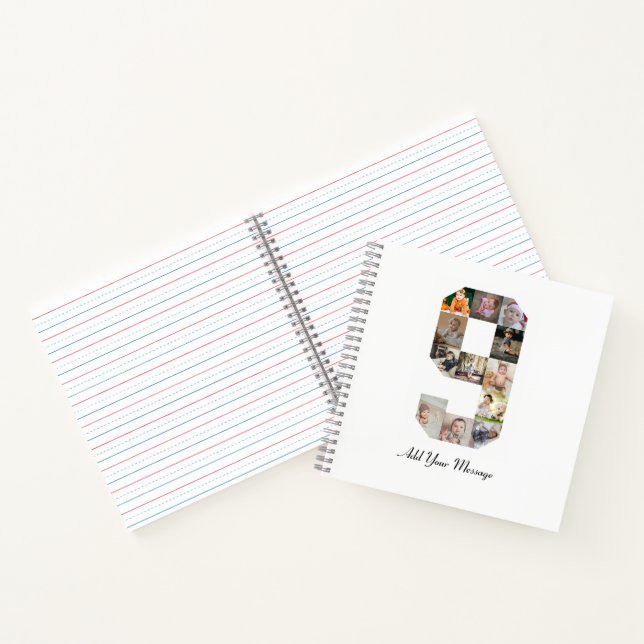 Carnet Black and White Numéro 9 Photo Collage (Intérieur)