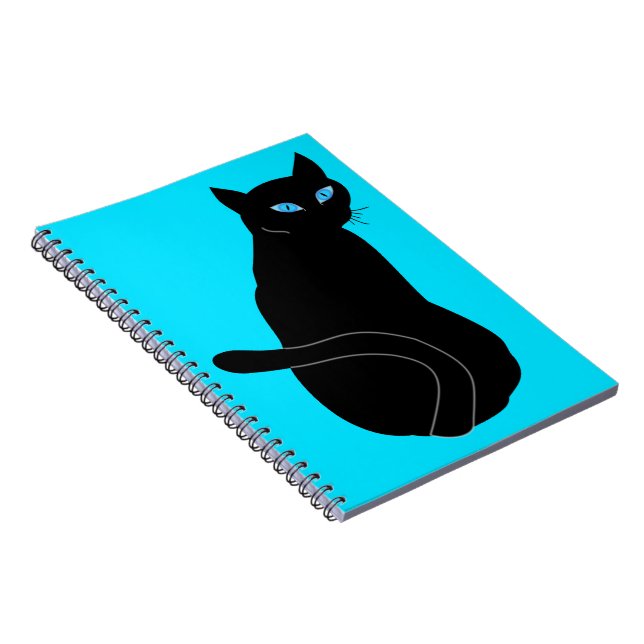 Carnet Black Cat with Blue Eyes (Côté Droit)