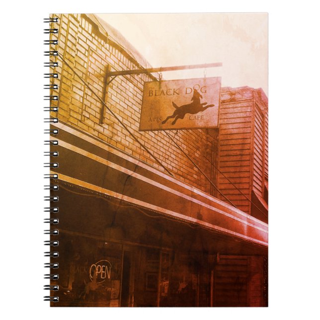 Carnet Black Dog Cafe notebook (Devant)