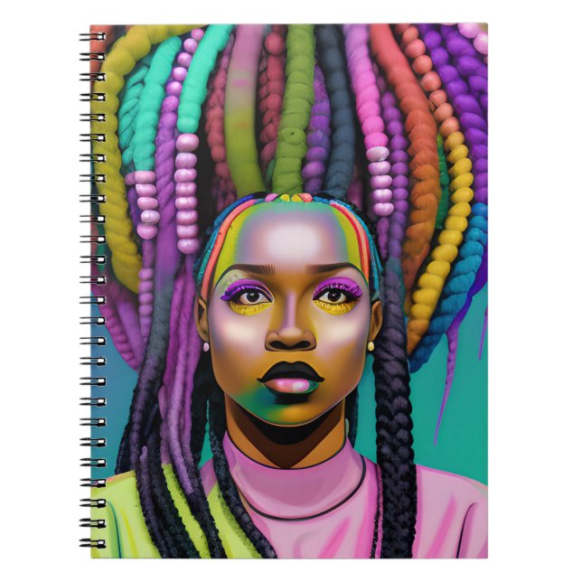 Carnet Black Girl Magic Anniversaire Sista Melanin Femme (Devant)