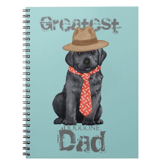 Carnet Black Lab Papa (Devant)