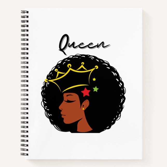 Carnet Black Queen Femmes  (Devant)