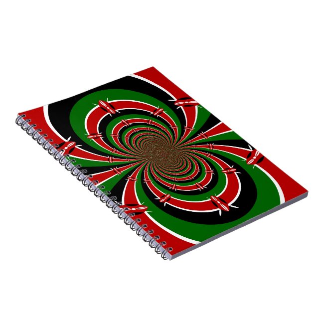 Carnet Black Red Green Kenya Hakuna Matata (Côté Droit)