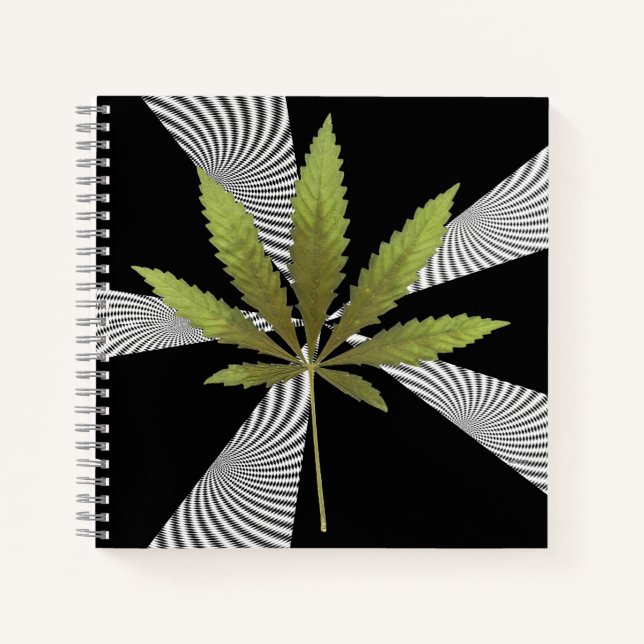 Carnet Black&White Swirl....... (Devant)