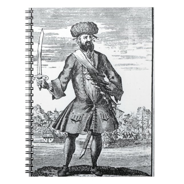 Carnet Blackbeard le pirate, 'd'une histoire générale de (Devant)