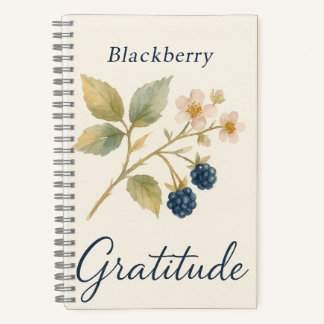 Carnet Blackberry — Gratitude 
