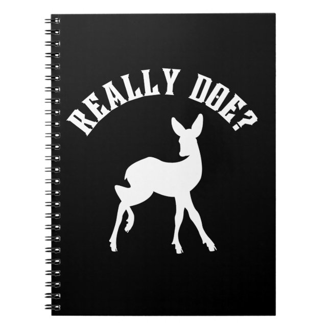 Carnet Blague Animale Drôle Vraiment Cerf (Devant)