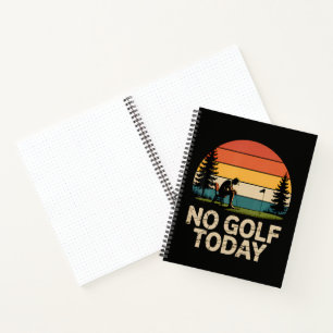Carnet Blague de golf d'aujourd'hui drôle triste