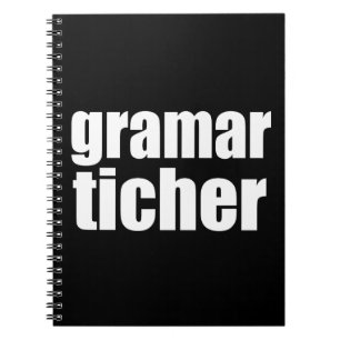 Carnet Blague de professeur de grammaire