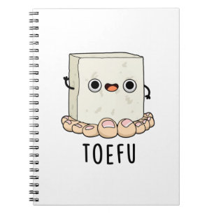 Carnet Blague de tofu drôle aux doigts de pied