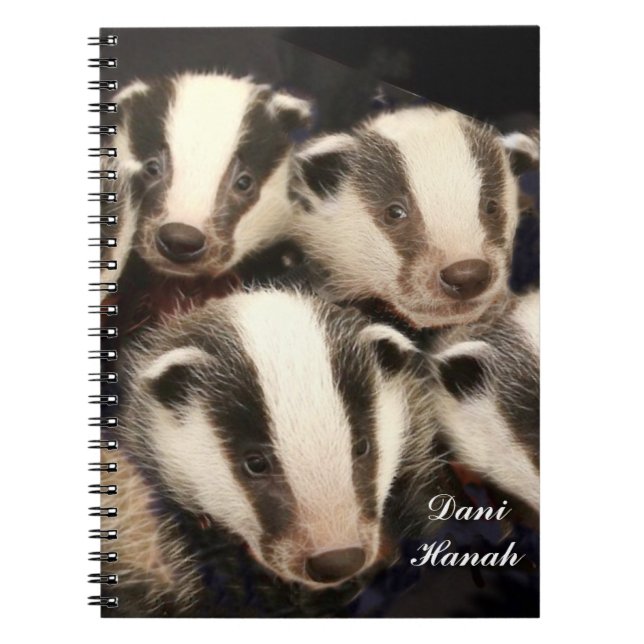 Carnet Blaireau mignon CUB (Devant)