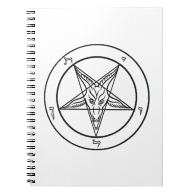Carnet blanc de Baphomet (Devant)