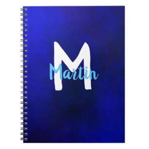 Carnet Blanc Et Bleu