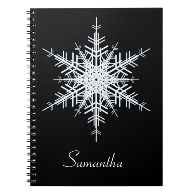Carnet blanc neige (Devant)