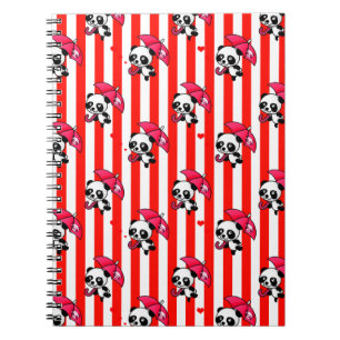 Carnet Blancs rouges mignons