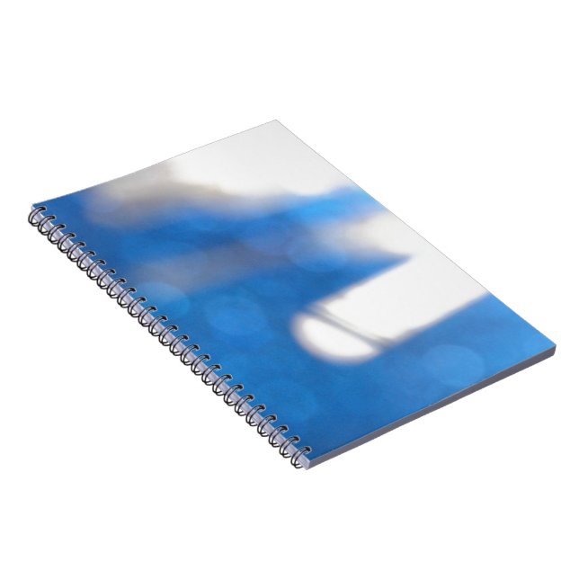 Carnet Bleu Blanc Lumière (Côté Droit)