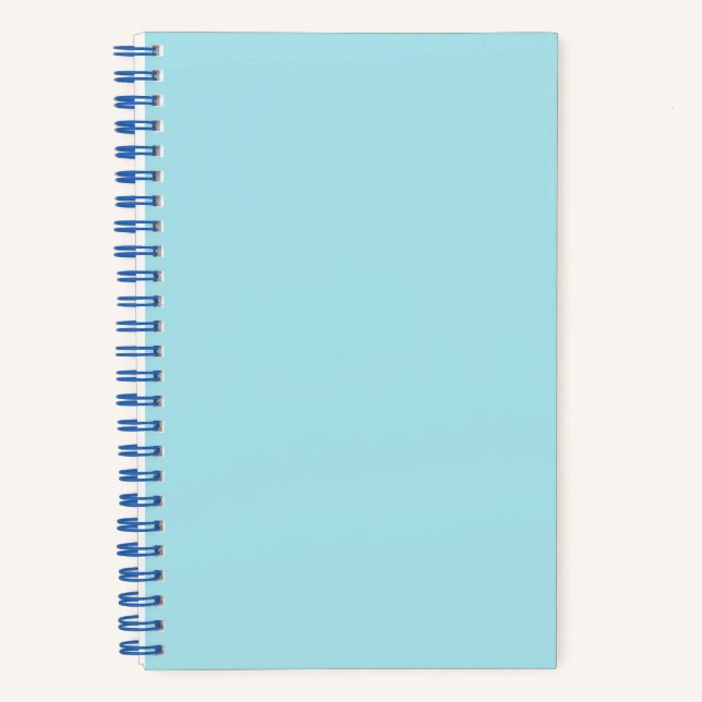 Carnet Bleu Bleu Bleu (couleur solide) (Recto)