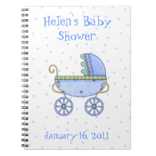 Carnet bleu de douche de voiture d'enfant