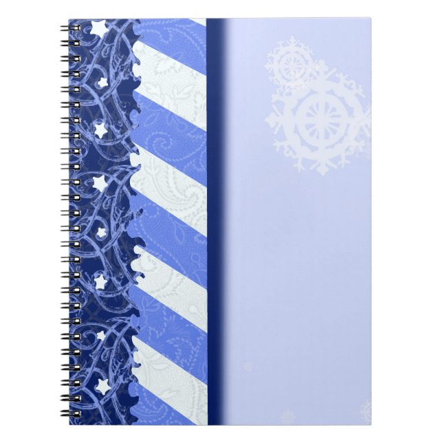 Carnet Bleu d'hiver (Devant)
