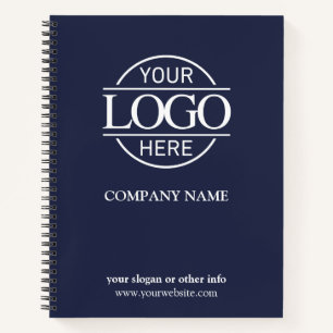 Carnet Bleu Entreprise Entreprise Logo promotionnel