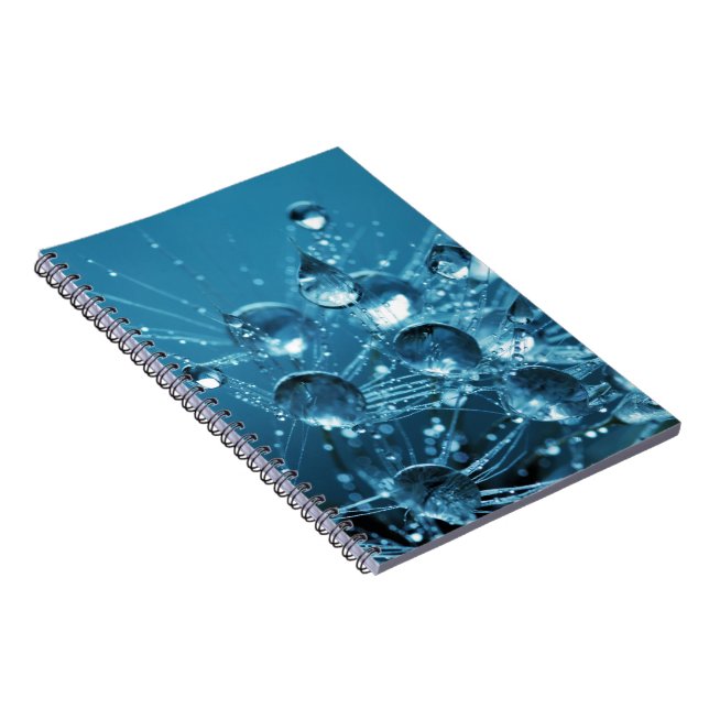Carnet bleu gouttes d'eau Extraordinaire (Côté Droit)