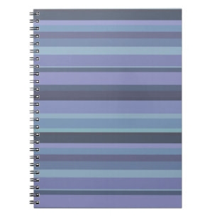 Carnet Bleu-gris, bandes horizontales