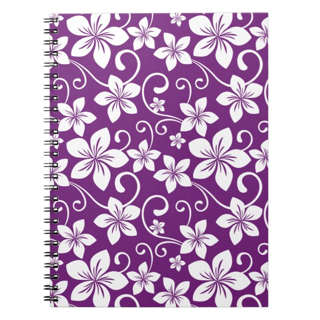 CARNET BLEU HAWAII (PLUM) (Devant)