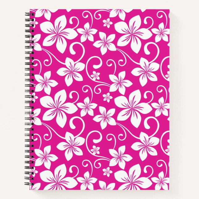 CARNET BLEU HAWAII (ROSE CHAUDE) (Devant)