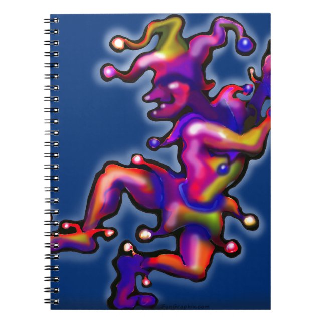 Carnet Bleu Jester Saphire (Devant)