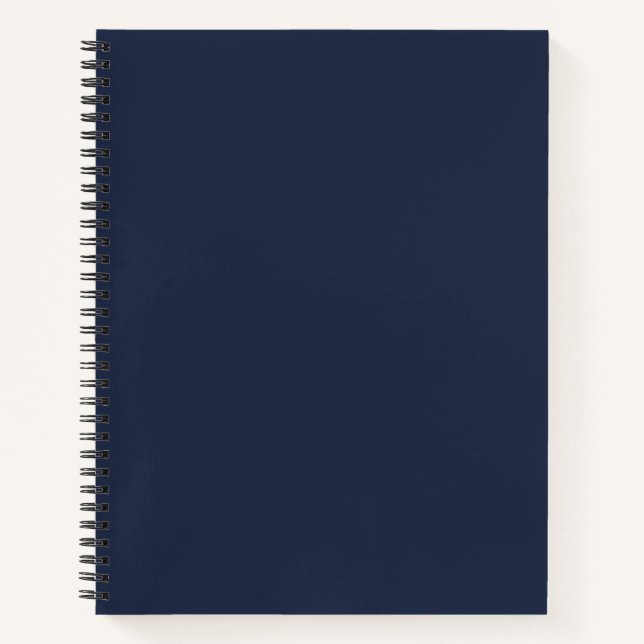 Carnet Bleu marine (Devant)