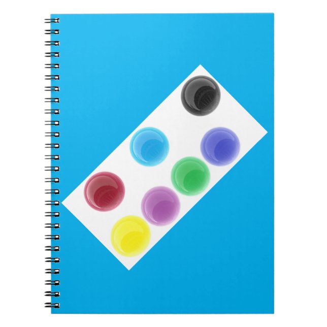 Carnet Bleu-noir-rouge (Devant)