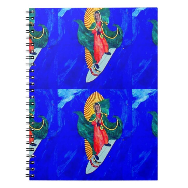 carnet bleu nun surf (Devant)