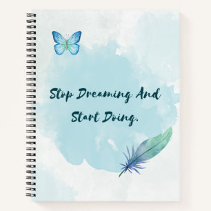 Carnet bleu simple