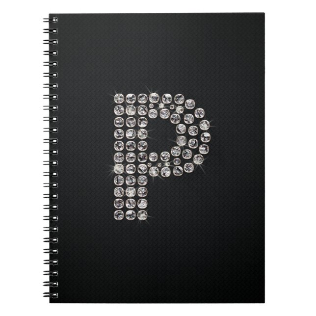 Carnet bling - P (Devant)