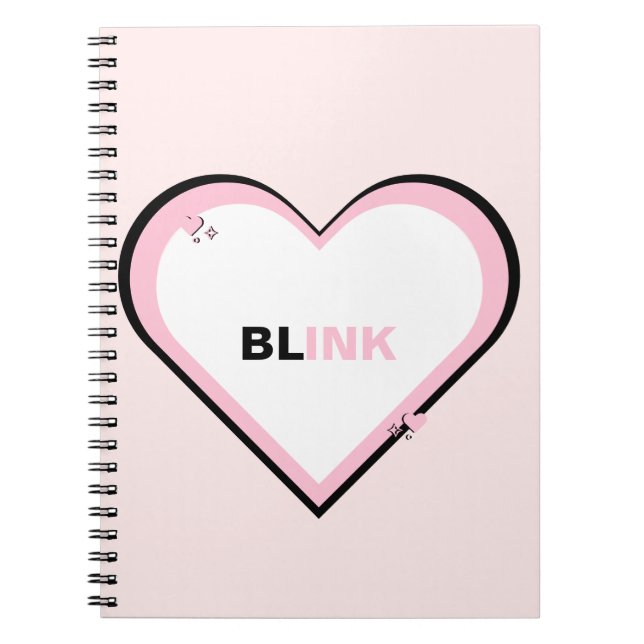 Carnet Blink Kpop Blackpink Cute Ado esthétique (Devant)