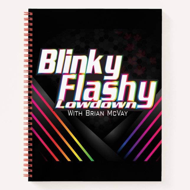 Carnet Blinky Flashy NOTEBOOK (Devant)