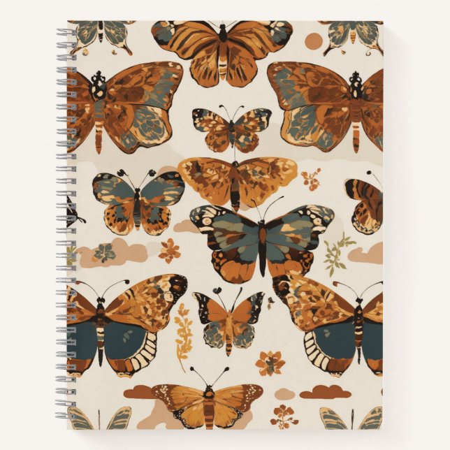 Carnet Bliss papillon (Devant)