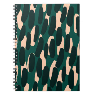 Carnet Blobs d'encre, dessinés à la main, brillants sans 