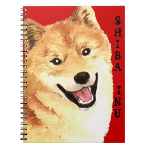 Carnet Bloc de couleur Shiba Inu
