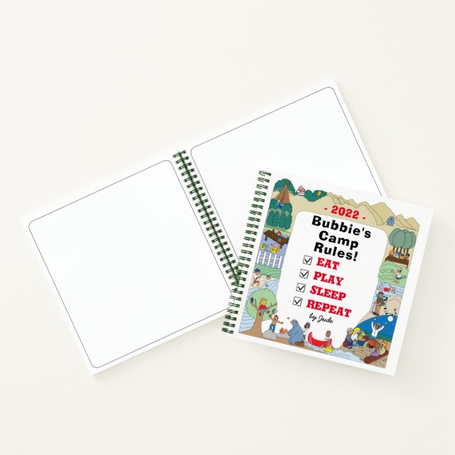 Carnet Bloc de notas de esquetchbook de campamento (Intérieur)