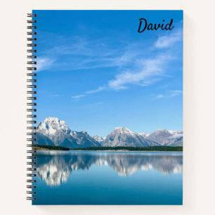 Carnet Bloc-notes à thème de montagne Grand Tetons