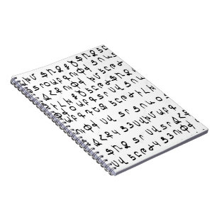 Carnet Bloc-notes alphabétique arménien