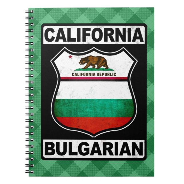 Carnet Bloc-notes américain de Californie (Devant)
