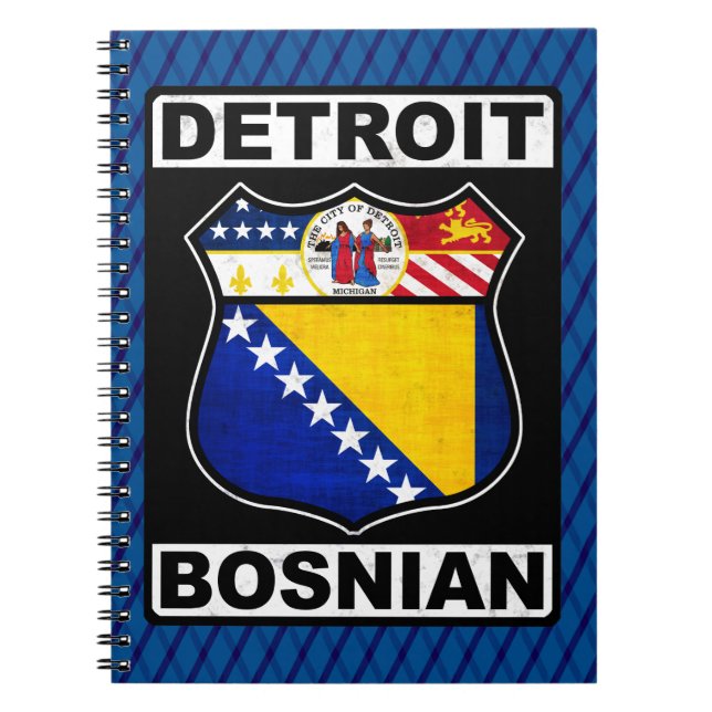 Carnet Bloc-notes américain de Detroit (Devant)