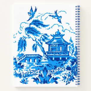 Carnet Bloc-notes Blue Willow China Design