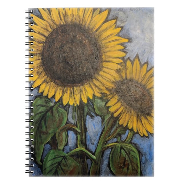 Carnet Bloc-notes Bold Sunflower (Devant)